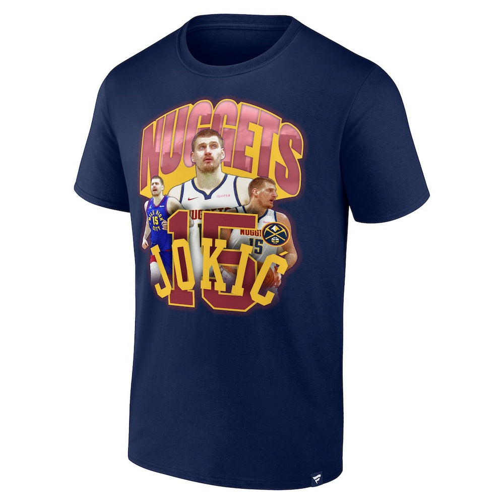 Nikola Jokic Denver Nuggets Notorious 4.0 T-Shirt Navy - Fanatics outlet