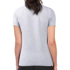 Cincinnati Reds G-III 4Her by Carl Banks Women's Super-Slim Fit Lightweight Shadow Logo Graphic T-Shirt - Heather Gray T-shirts