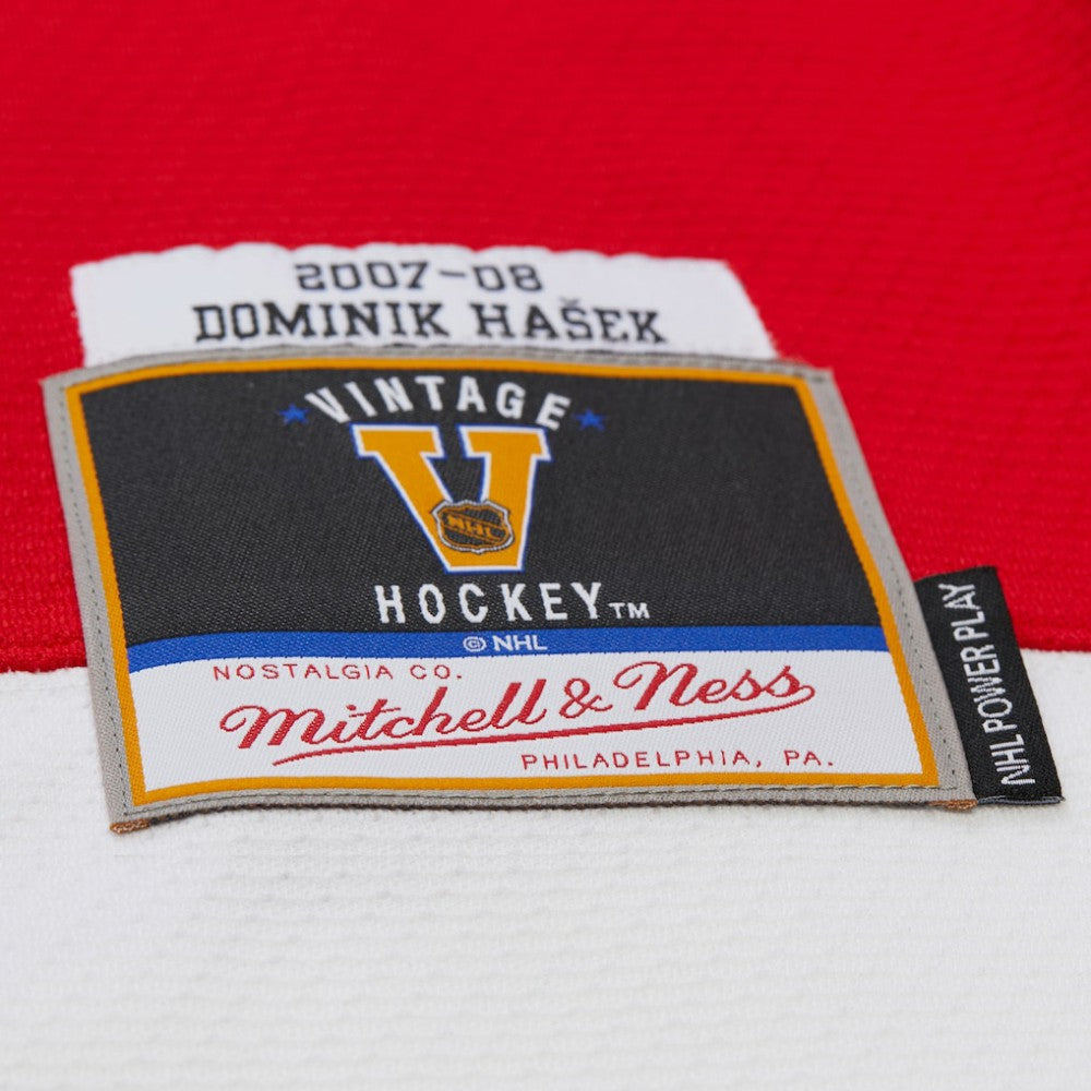 Dominik Hasek Detroit Red Wings Mitchell & Ness 2007-08 Power Play Jersey - Red | US 203116623