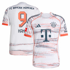 Harry Kane Bayern Munich 2025/26 Away Player Jersey White - Adidas on sale