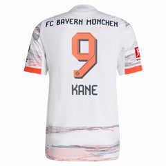 Harry Kane Bayern Munich 2025/26 Away Player Jersey White - Adidas on sale
