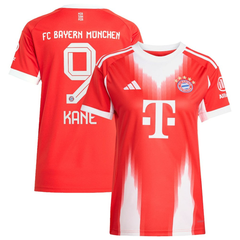 Harry Kane Bayern Munich Women's 2025/26 Home Replica Jersey Red - Adidas outlet