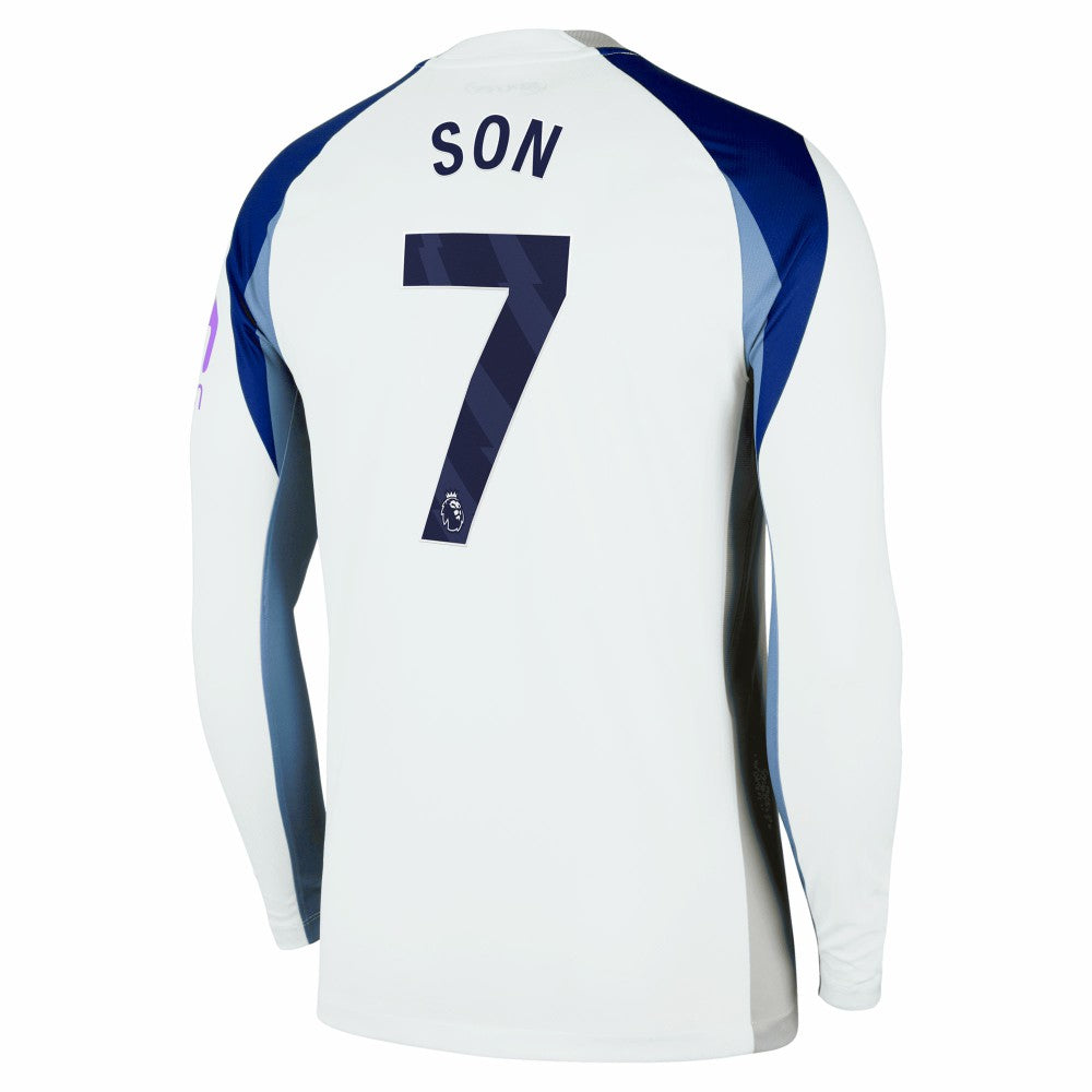 Son Heung-Min Tottenham Hotspur 2025/26 Home Replica Long Sleeve Jersey White - Nike for sale