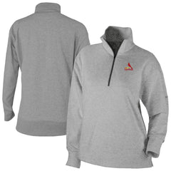 St. Louis Cardinals Columbia Women's Birchwood Hills Quarter-Zip Pullover - Gray Pullover