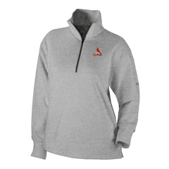 St. Louis Cardinals Columbia Women's Birchwood Hills Quarter-Zip Pullover - Gray Pullover