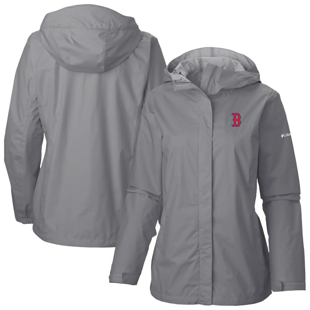 Boston Red Sox Columbia Women's Arcadia II Full Zip-Jacket - Gray Jackets