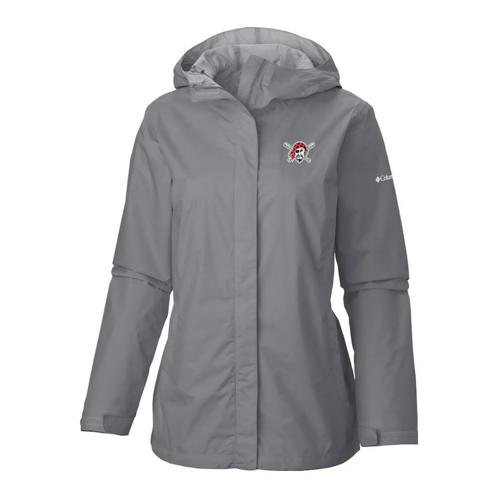 Pittsburgh Pirates Columbia Women's Arcadia II Full Zip-Jacket - Gray Jackets