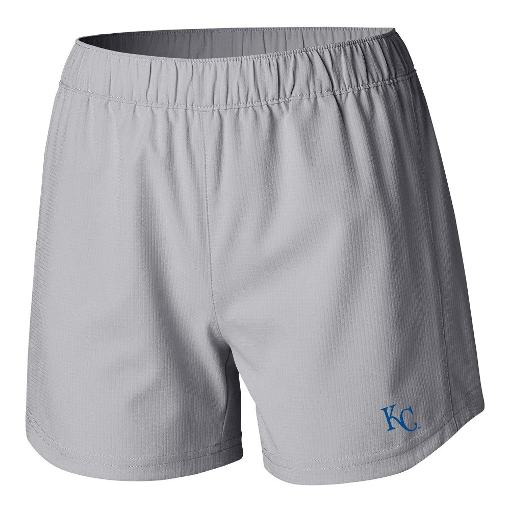 Kansas City Royals Columbia Women's Tamiami Pull-On Shorts - Gray Shorts