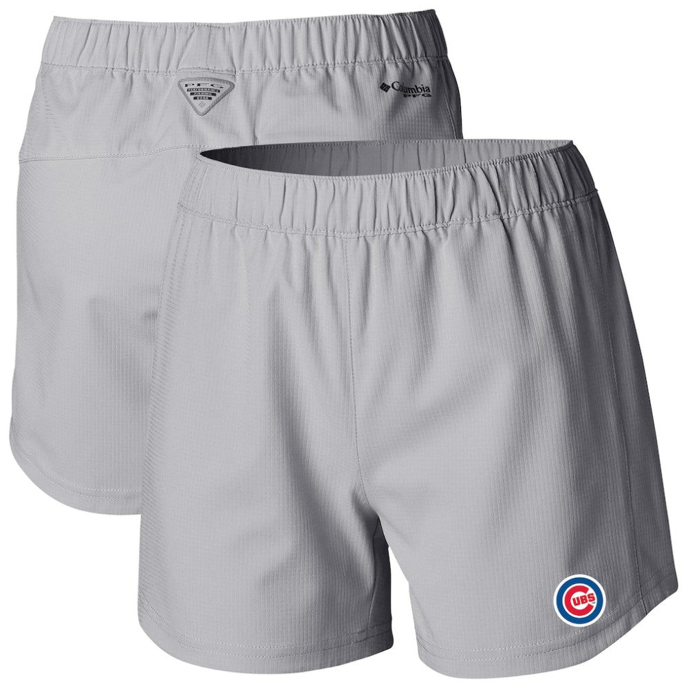 Chicago Cubs Columbia Women's Tamiami Pull-On Shorts - Gray Shorts
