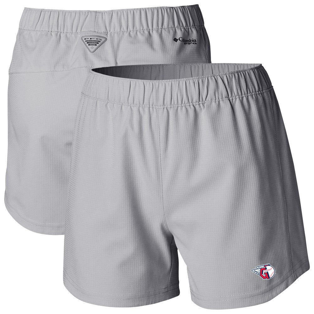 Cleveland Guardians Columbia Women's Tamiami Pull-On Shorts - Gray Shorts