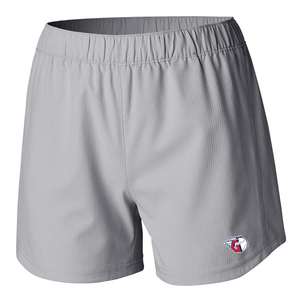 Cleveland Guardians Columbia Women's Tamiami Pull-On Shorts - Gray Shorts