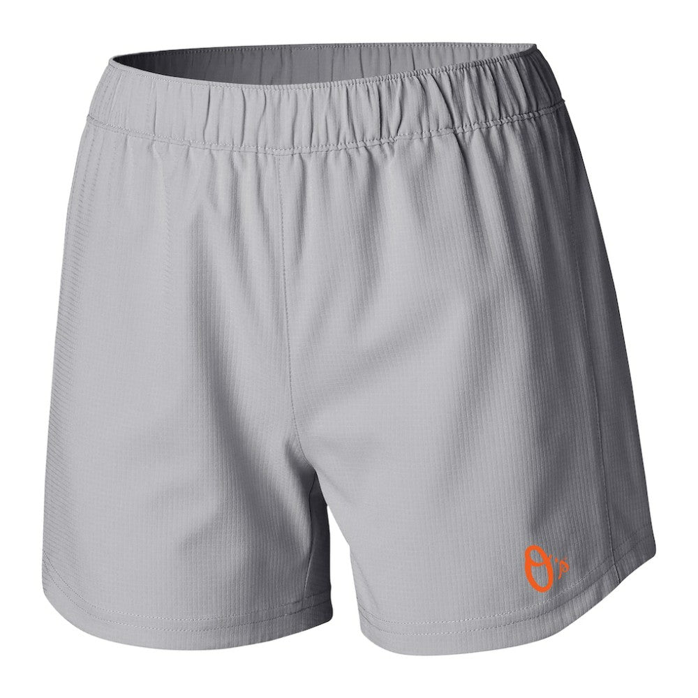 Baltimore Orioles Columbia Women's Tamiami Pull-On Shorts - Gray Shorts