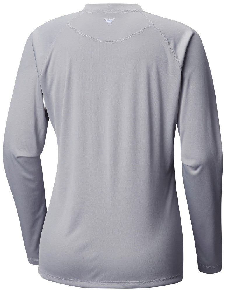 Milwaukee Brewers Columbia Tidal Tee II Long Sleeve T-Shirt - Gray T-shirts