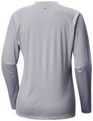 Washington Nationals Columbia Tidal Tee II Long Sleeve T-Shirt - Gray T-shirts