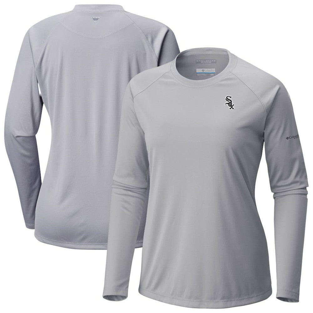 Chicago White Sox Columbia Tidal Tee II Long Sleeve T-Shirt - Gray T-shirts