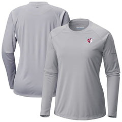 Cleveland Guardians Columbia Tidal Tee II Long Sleeve T-Shirt - Gray T-shirts