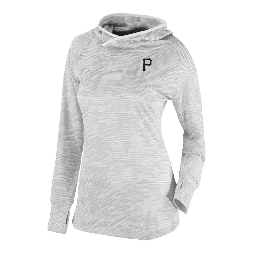Pittsburgh Pirates Columbia Women's Omni-Wick Sunday Ball Raglan Pullover Hoodie - White Hoodies