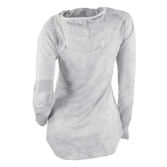 Washington Nationals Columbia Women's Omni-Wick Sunday Ball Raglan Pullover Hoodie - White Hoodies