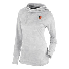 Baltimore Orioles Columbia Women's Omni-Wick Sunday Ball Raglan Pullover Hoodie - White Hoodies
