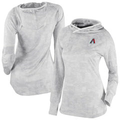 Arizona Diamondbacks Columbia Women's Omni-Wick Sunday Ball Raglan Pullover Hoodie - White Hoodies