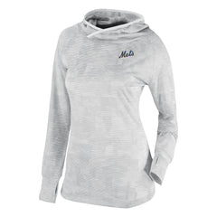 New York Mets Columbia Women's Omni-Wick Sunday Ball Raglan Pullover Hoodie - White Hoodies