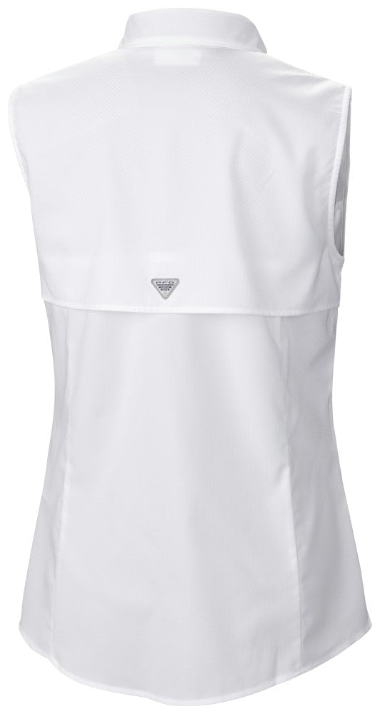 Arizona Diamondbacks Columbia Women's Tamiami Sleeveless Shirt - White
