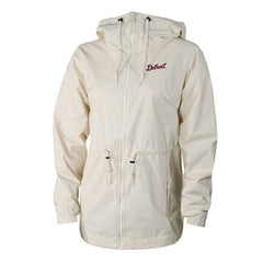 Detroit Tigers Columbia Women's Lily Park Full-Zip Rain Jacket - Cream Jackets