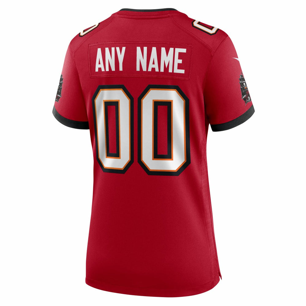Tampa Bay Buccaneers Women's 50th Season Custom Game Jersey - Red Jerseys