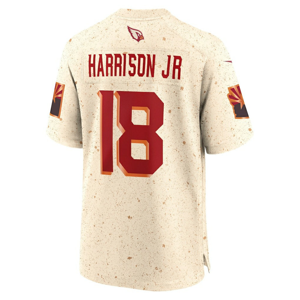 Marvin Harrison Jr. Arizona Cardinals 2025 Rivalries Collection Game Jersey - Natural Jerseys