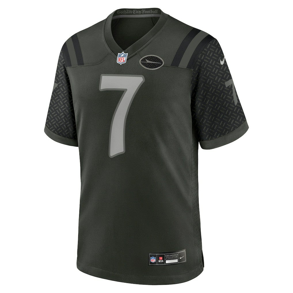 Justin Fields New York Jets 2025 Rivalries Collection Game Jersey - Gotham Green Jerseys