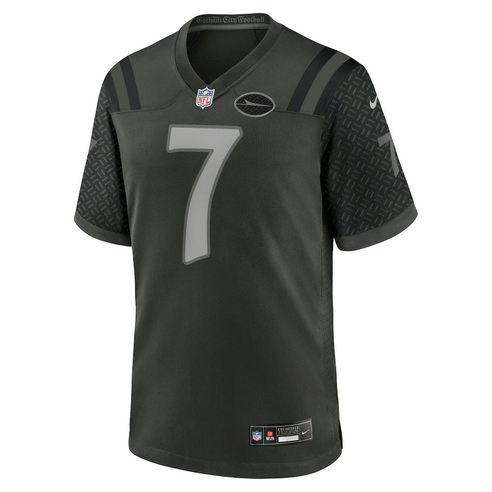 Justin Fields New York Jets 2025 Rivalries Collection Game Jersey - Gotham Green Jerseys