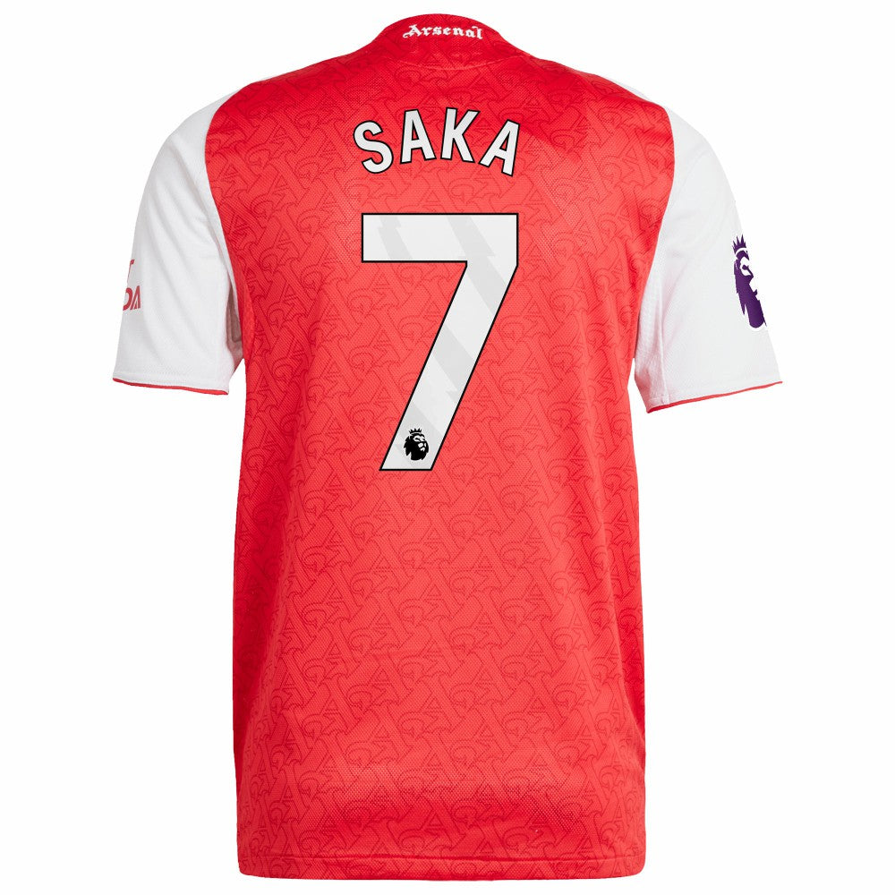 Bukayo Saka Arsenal 2025/26 Home Player Jersey Red - Adidas discount