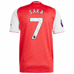 Bukayo Saka Arsenal 2025/26 Home Player Jersey Red - Adidas discount