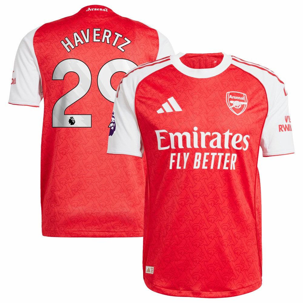 Kai Havertz Arsenal 2025/26 Home Player Jersey Red - Adidas on sale