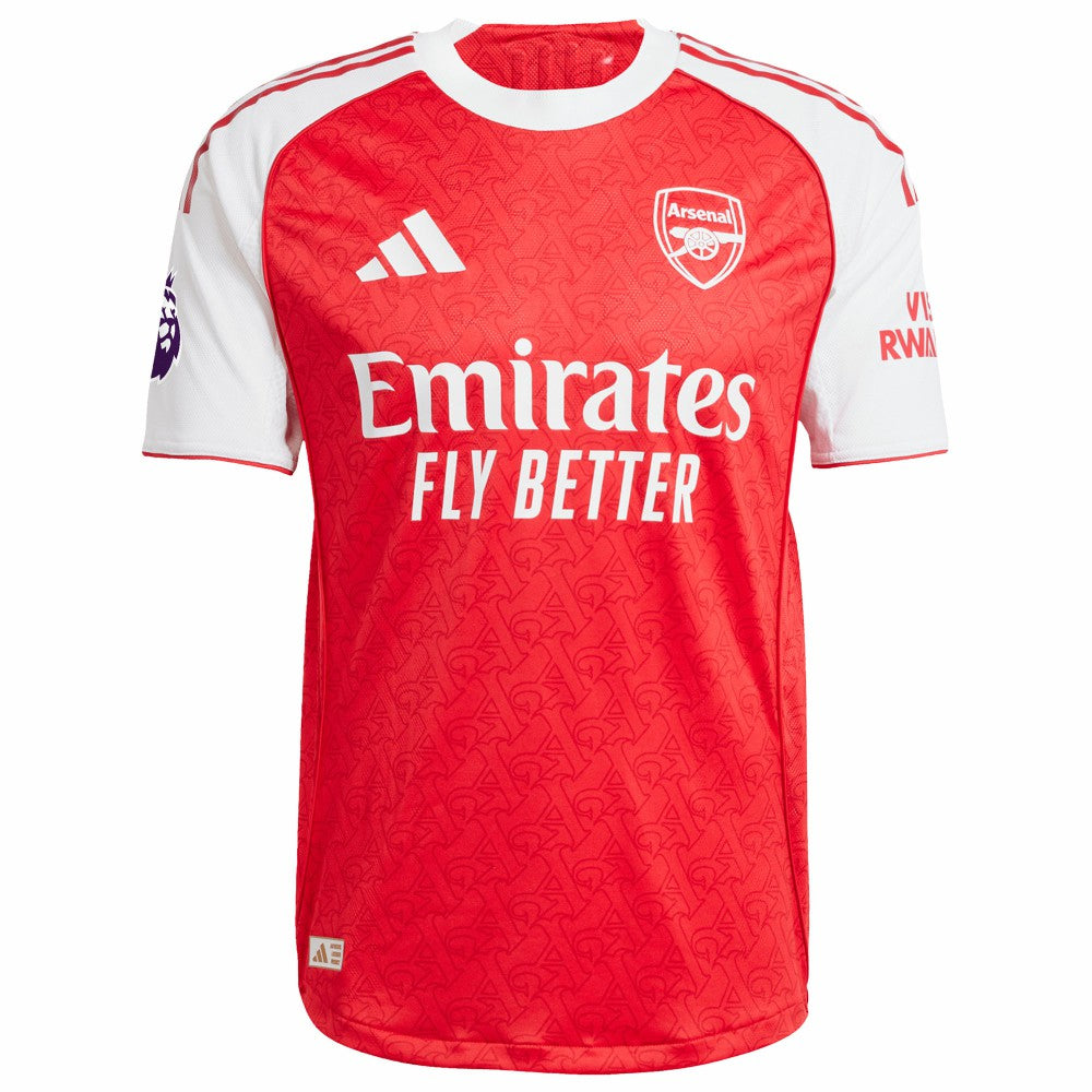 William Saliba Arsenal 2025/26 Home Player Jersey Red - Adidas for sale