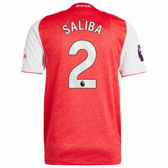 William Saliba Arsenal 2025/26 Home Player Jersey Red - Adidas for sale