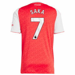 Bukayo Saka Arsenal 2025/26 Home Replica Player Jersey Red - Adidas
