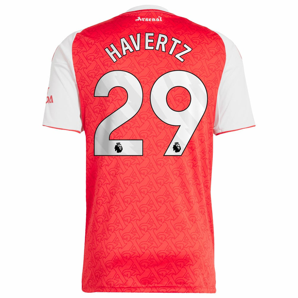 Kai Havertz Arsenal 2025/26 Home Replica Player Jersey Red - Adidas cheap
