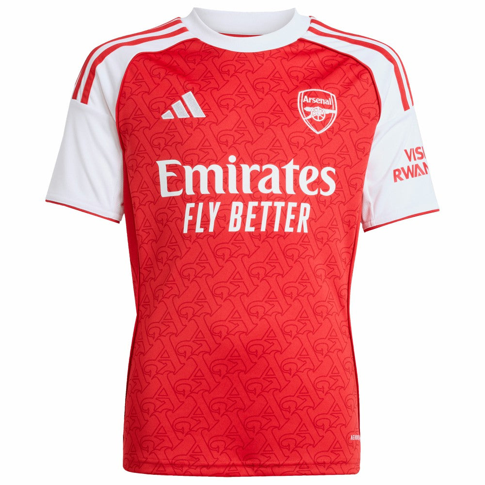 Bukayo Saka Arsenal Youth 2025/26 Home Replica Player Jersey Red - Adidas cheap