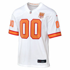 Tampa Bay Buccaneers Youth 50th Anniversary Custom Game Jersey - White Jerseys