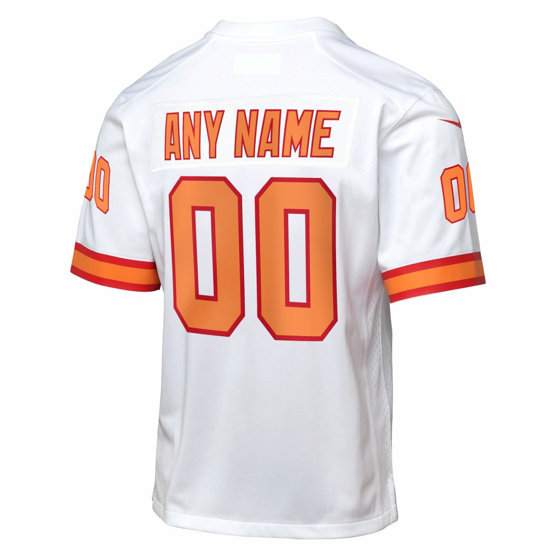 Tampa Bay Buccaneers Youth 50th Anniversary Custom Game Jersey - White Jerseys