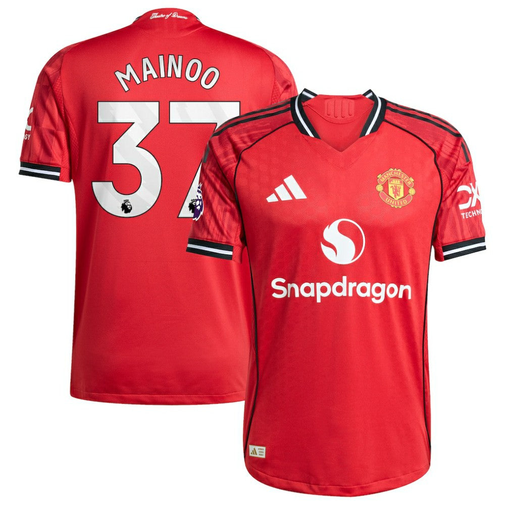 Kobbie Mainoo Manchester United Home 2025/26 Player Jersey Red - Adidas cheap