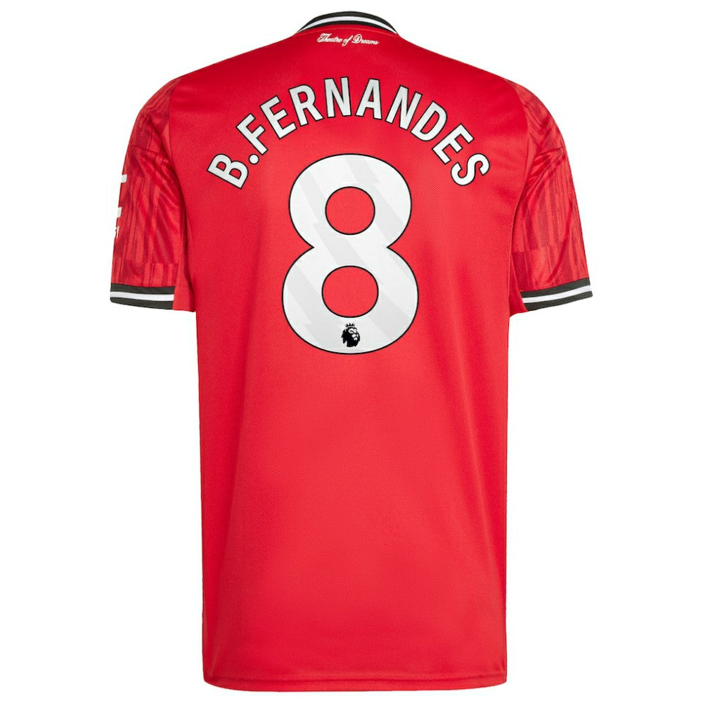 Bruno Fernandes Manchester United Home 2025/26 Replica Player Jersey Red - Adidas on sale