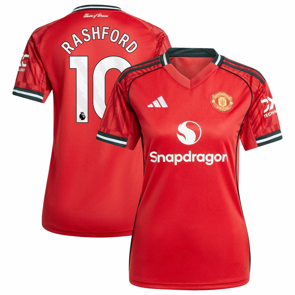 Marcus Rashford Manchester United Women's Home 2025/26 Replica Player Jersey Red - Adidas cheap