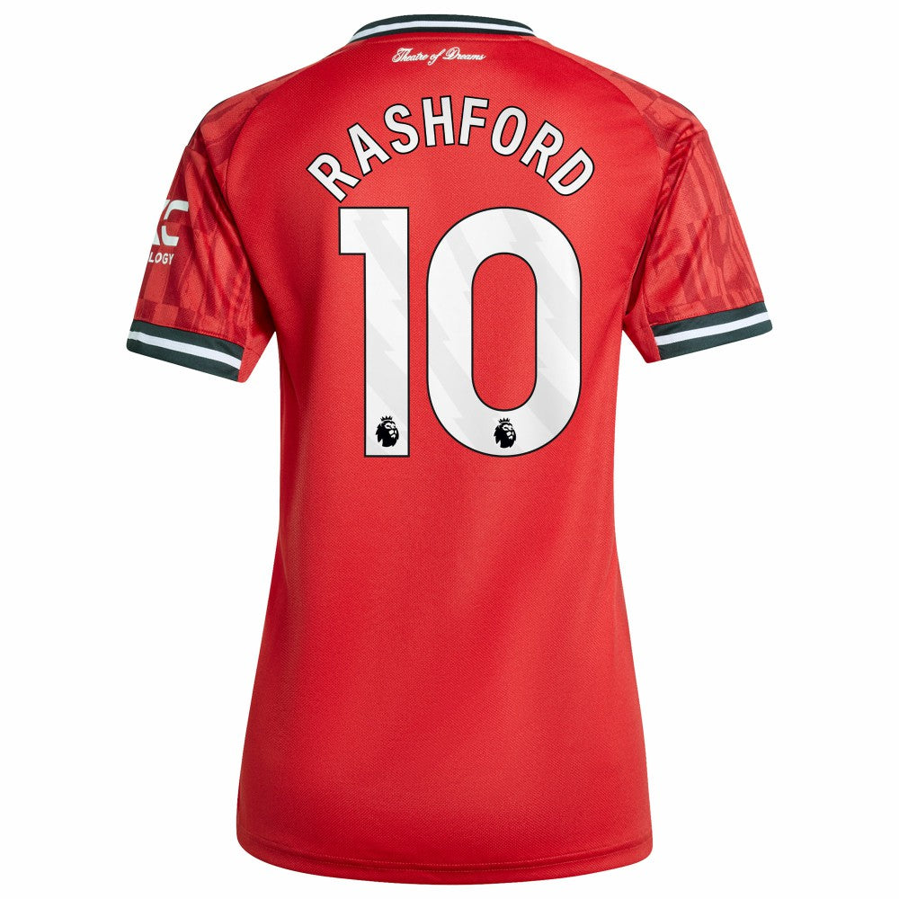 Marcus Rashford Manchester United Women's Home 2025/26 Replica Player Jersey Red - Adidas cheap