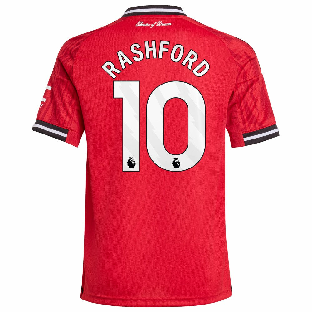 Marcus Rashford Manchester United Youth Home 2025/26 Replica Player Jersey Red - Adidas on sale