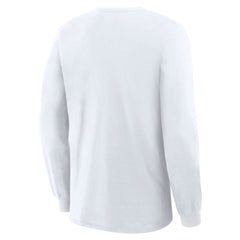 Utah Mammoth Fanatics Wordmark Legacy Long Sleeve T-Shirt - White | US 203124216
