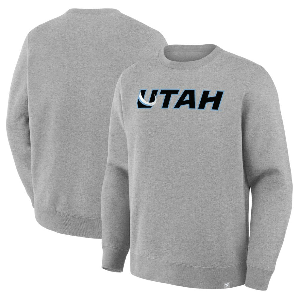 Utah Mammoth Fanatics Combo Legacy Fleece Sweatshirt - Heather Gray | US 203124229