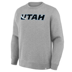 Utah Mammoth Fanatics Combo Legacy Fleece Sweatshirt - Heather Gray | US 203124229