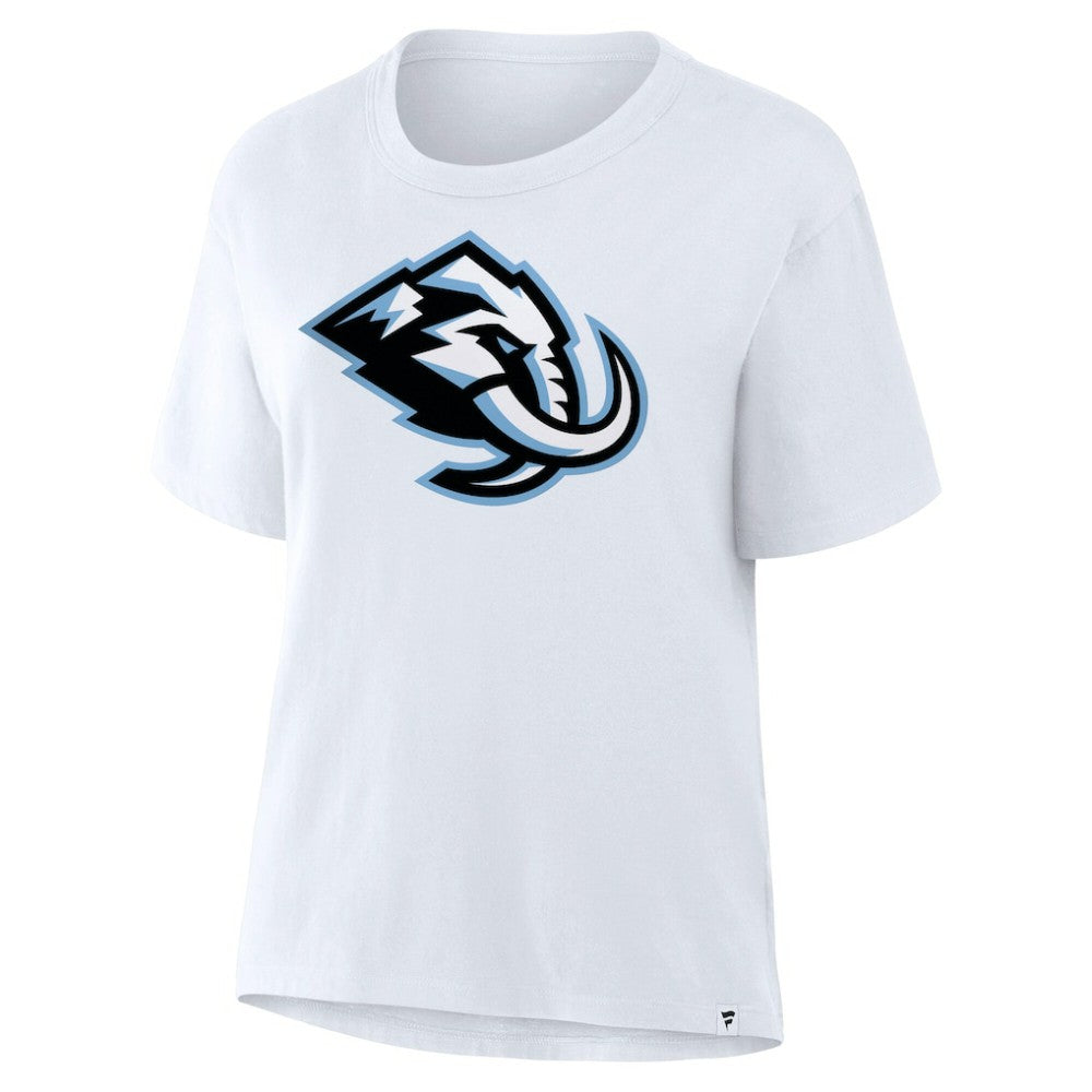 Utah Mammoth Fanatics Women's Primary Logo Legacy T-Shirt - White | US 203124250